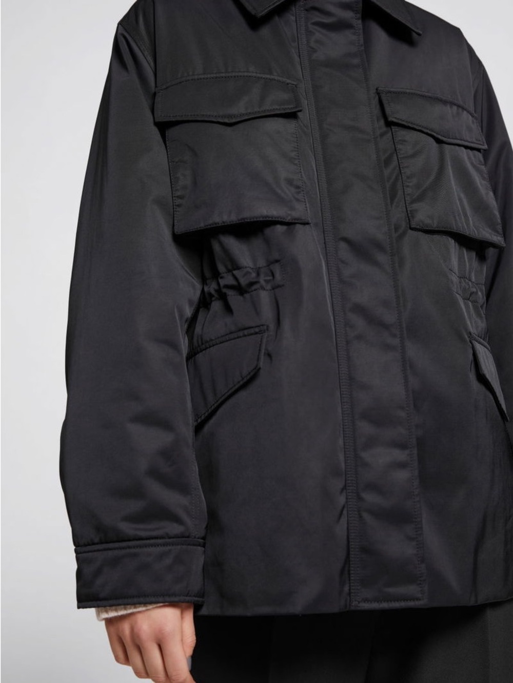 & Other Stories Drawstring Collared Jacket - Picture 5 of 7